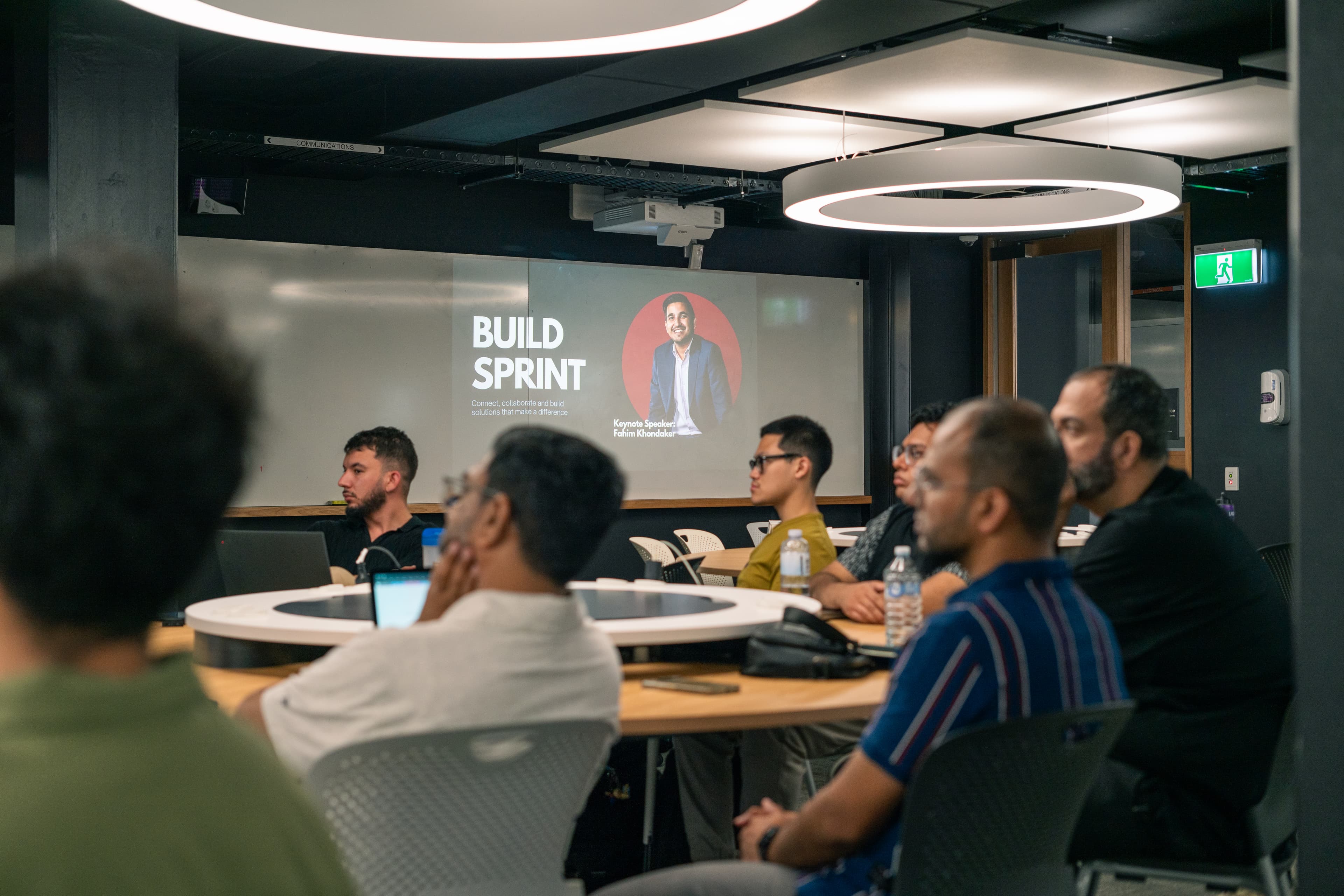 Founder working session at a studio table.